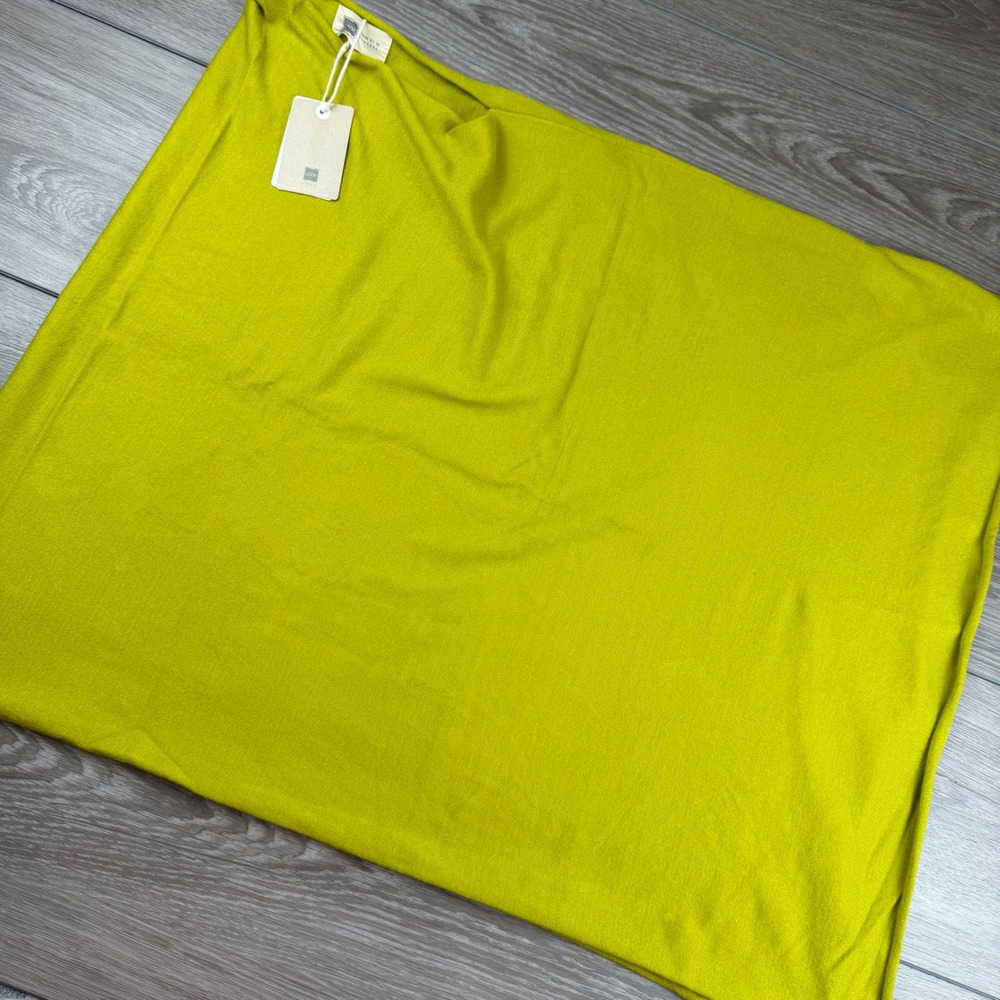 Look by M Womens Basic Poncho Knit Wrap Avocado Green One Size